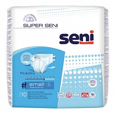 Seni (Сени) подгузники Супер Смол 10шт, размер 1 (55-80см)