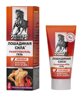 Купить лошадиная сила, гель для тела разогревающий, 125мл в Нижнем Новгороде