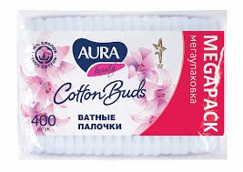 Купить aura (аура) ватные палочки пакет 400шт в Нижнем Новгороде