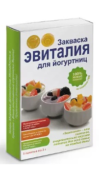 Эвиталия закваска для йогуртницы, пакет 5 шт
