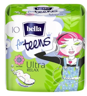 Bella (Белла) прокладки for teens Ultra Relax супертонкие део 10 шт