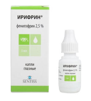 Купить ирифрин, капли глазные 2,5%, флакон-капельница 5мл в Нижнем Новгороде
