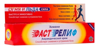 Химани Фаст Релиф, крем для ухода за телом аюрведический, 50мл