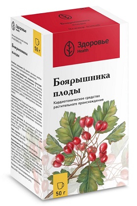 Боярышника плоды, пачка 50г