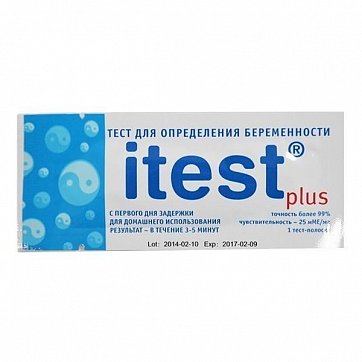 Тест для определения беременности itest (итест) plus, 1 шт