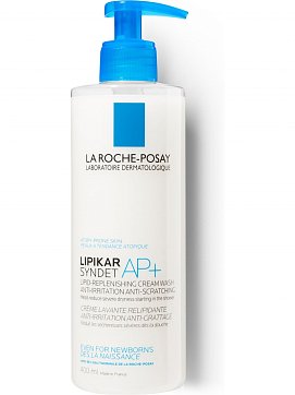 La Roche-Posay Lipikar Syndet AP+ (Ля Рош Позе) крем-гель для лица и тела очищающий 400мл