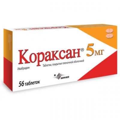 Купить кораксан, таблетки, покрытые оболочкой 5мг, 56 шт в Нижнем Новгороде