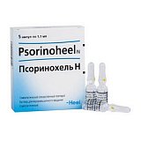 Псоринохель Н, раствор для внутримышечного введения гомеопатический 1,1мл, ампулы 5шт