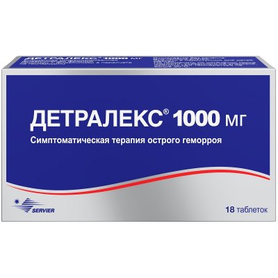 Купить детралекс, таблетки, покрытые пленочной оболочкой 1000мг, 18 шт в Нижнем Новгороде