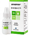 Купить ирифрин, капли глазные 2,5%, флакон-капельница 5мл в Нижнем Новгороде