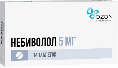 Купить небиволол, таблетки 5мг, 14 шт в Нижнем Новгороде