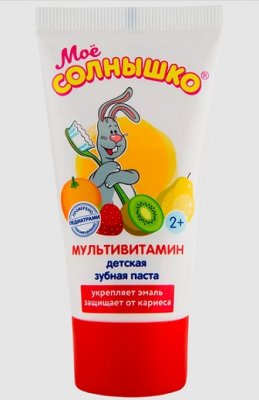 Купить мое солнышко зубная паста мультивитаминная, 65г в Нижнем Новгороде