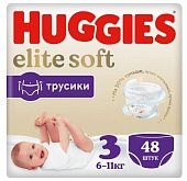 Купить huggies (хаггис) трусики elitesoft 3, 6-11кг 48 шт в Нижнем Новгороде