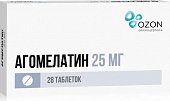 Купить агомелатин, таблетки, покрытые пленочной оболочкой 25мг, 28 шт в Нижнем Новгороде