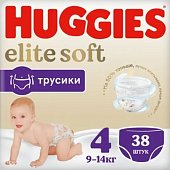 Купить huggies (хаггис) трусики elitesoft 4, 9-14кг 38 шт в Нижнем Новгороде