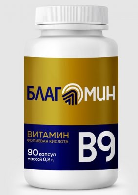 Купить благомин витамин в9 фолиевая кислота, капсулы 90 шт бад в Нижнем Новгороде