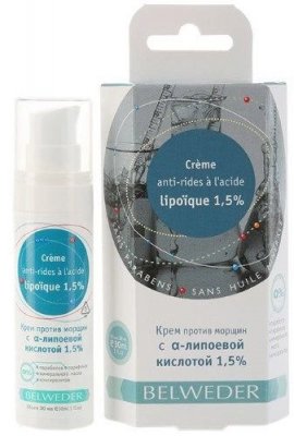 Купить belweder (бельведер) крем против морщин с α-липоевой кислотой 1,5% 30мл в Нижнем Новгороде