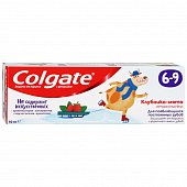 Купить колгейт (colgate) зубная паста детская с фтором с 6-9 лет вкус клубника-мята, 60мл в Нижнем Новгороде