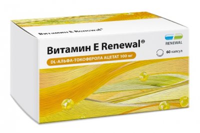 Купить витамин е-реневал, капсулы 100мг, 60 шт бад в Нижнем Новгороде
