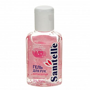 Sanitelle (Санитель) гель для рук антисептический с витамином Е с маслом макадамии 50мл