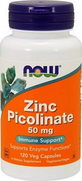 Now Foods (Нау Фудс) Цинк Пиколинат, капсулы 530мг, 120 шт БАД