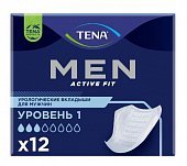 Купить tena (тена) прокладки, men active fit уровень 1, 12 шт в Нижнем Новгороде