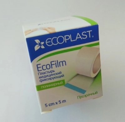 Купить ecoplast ecofilm медицинский фиксирующий полимерный 5см х 5м в Нижнем Новгороде