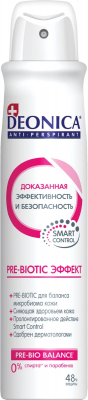 Купить deonica (деоника) дезодорант антиперспирант pre-biotic эффект спрей, 200мл в Нижнем Новгороде