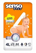 Купить senso baby simple (сенсо бейби) подгузники-трусики для детей maxi 4l /9-15 кг 44 шт. в Нижнем Новгороде