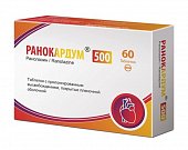 Купить ранокардум, таблетки с пролонгированным высвобождением, покрытые пленочной оболочкой 500мг, 60 шт в Нижнем Новгороде