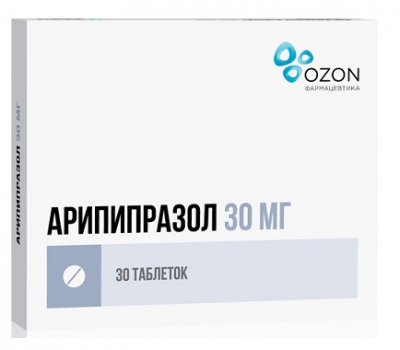 Купить арипипразол, таблетки 30мг, 30 шт в Нижнем Новгороде