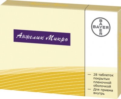 Купить анжелик микро, таблетки, покрытые пленочной оболочкой 0,25 мг+0,50мг, 28 шт в Нижнем Новгороде