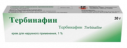 Купить тербинафин, крем для наружного применения 1%, 30 г в Нижнем Новгороде