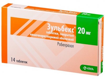 Купить зульбекс, таблетки кишечнорастворимые, покрытые пленочной оболочкой 20мг, 14 шт в Нижнем Новгороде