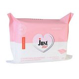 Just me (Джаст Ми) салфетки влажные для интимной гигиены с экстрактом хлопка 25шт