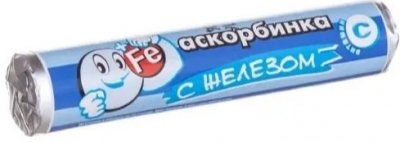 Купить аскорбинка (витамин с) с железом таблетки массой 3 г 14 шт. бад в Нижнем Новгороде
