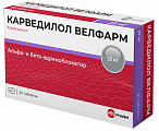 Купить карведилол велфарм, таблетки 25мг 30шт в Нижнем Новгороде