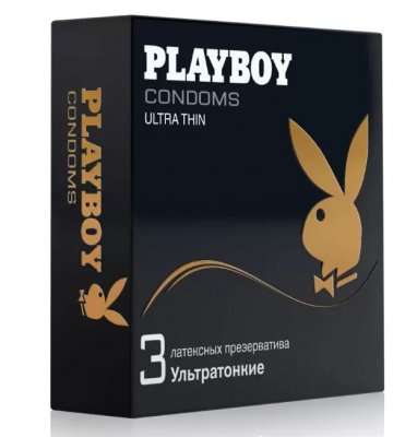 Купить playboy (плейбой) презервативы ультратонкие 3шт в Нижнем Новгороде