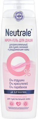 Купить neutrale (нейтрал) крем- гель для душа ультрапитательный для сухой и раздраженной кожи 400мл в Нижнем Новгороде