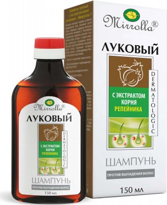 Купить мирролла луковый шампунь с экстрактом корня репейника, 150мл в Нижнем Новгороде