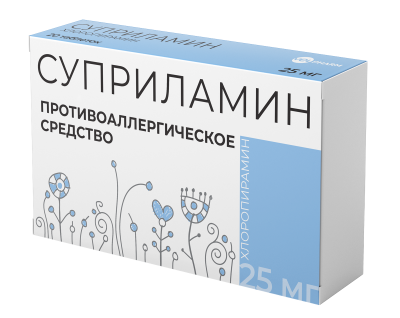 Купить суприламин, таблетки 25мг, 20 шт от аллергии в Нижнем Новгороде