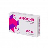 Купить амосин, таблетки 250мг, 20 шт в Нижнем Новгороде