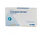 Купить сандостатин, раствор для внутривенного и подкожного введения 0,1мг/мл, ампула 1мл, 5 шт в Нижнем Новгороде