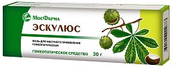 Купить эскулюс, мазь для наружного применения гомеопатическая 30г в Нижнем Новгороде