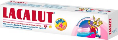 Купить лакалют (lacalut) зубная паста для детей бейби до 4-х лет, 50мл в Нижнем Новгороде