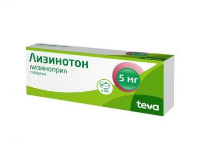 Купить лизинотон, таблетки 5мг, 28 шт в Нижнем Новгороде