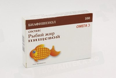 Купить рыбий жир биафишенол пищевой, капсулы 300мг, 100 шт бад в Нижнем Новгороде