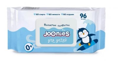 Купить joonies (джунис) салфетки влажные детские, 96 шт с крышкой в Нижнем Новгороде