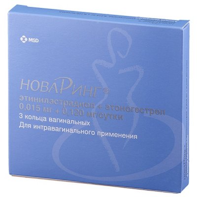 Купить новаринг, кольца вагинальные 0,015 мг+0,120мг/сутки, пакеты 3 шт в Нижнем Новгороде