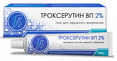 Купить троксерутин вп, гель для наружного применения 2% 100г в Нижнем Новгороде